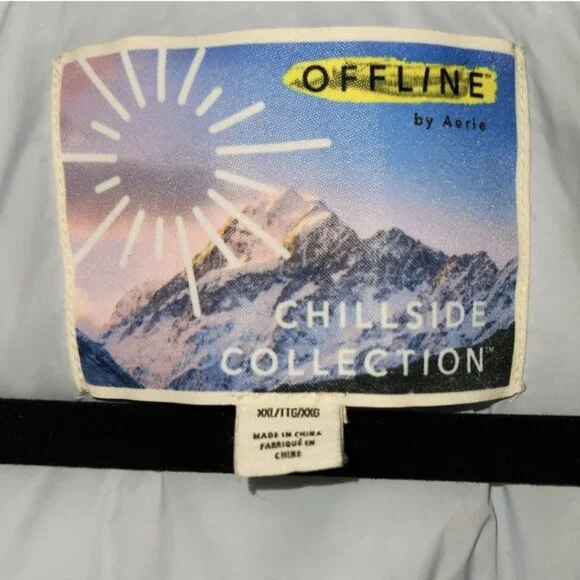 Offline by Aerie Chillside Bronze Floral Puffer Jacket XXL - Picture 4 of 5